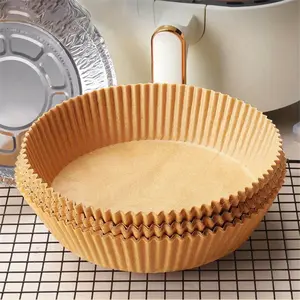 50pcs Air Fryer Disposable Paper Liner Non-stick Pan Baking Paper Baking Paper