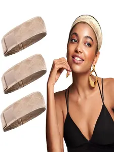 3 Pack Wig Grip Band for Women Girls,Wig Accessories for Women,Elastic Bands for Wig,Adjustable Velvet Wig Band for Keeping Wigs in Place, No-slip Wig Grip Headband