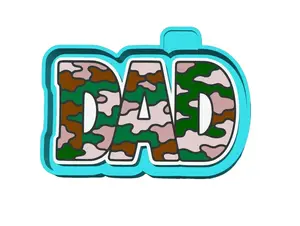 Camo Dad Freshie Mold