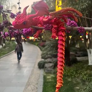 3d Printed Wing Dragon, 1 Count Creative Removable Wing Dragon Statue, Simulation Eye Dragon Ornament, Desktop Decoration for Home Office, Gift for Friend, Collectible Room Decor