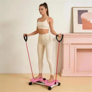 Portable Waist Trimmer for Women’s Core Workout & Home Fitness-Waist Twister Board – 360° Rotating Fitness Board-Home Exercise Equipment for Men & Women pull rope load-bearing capacity Balance wave hot