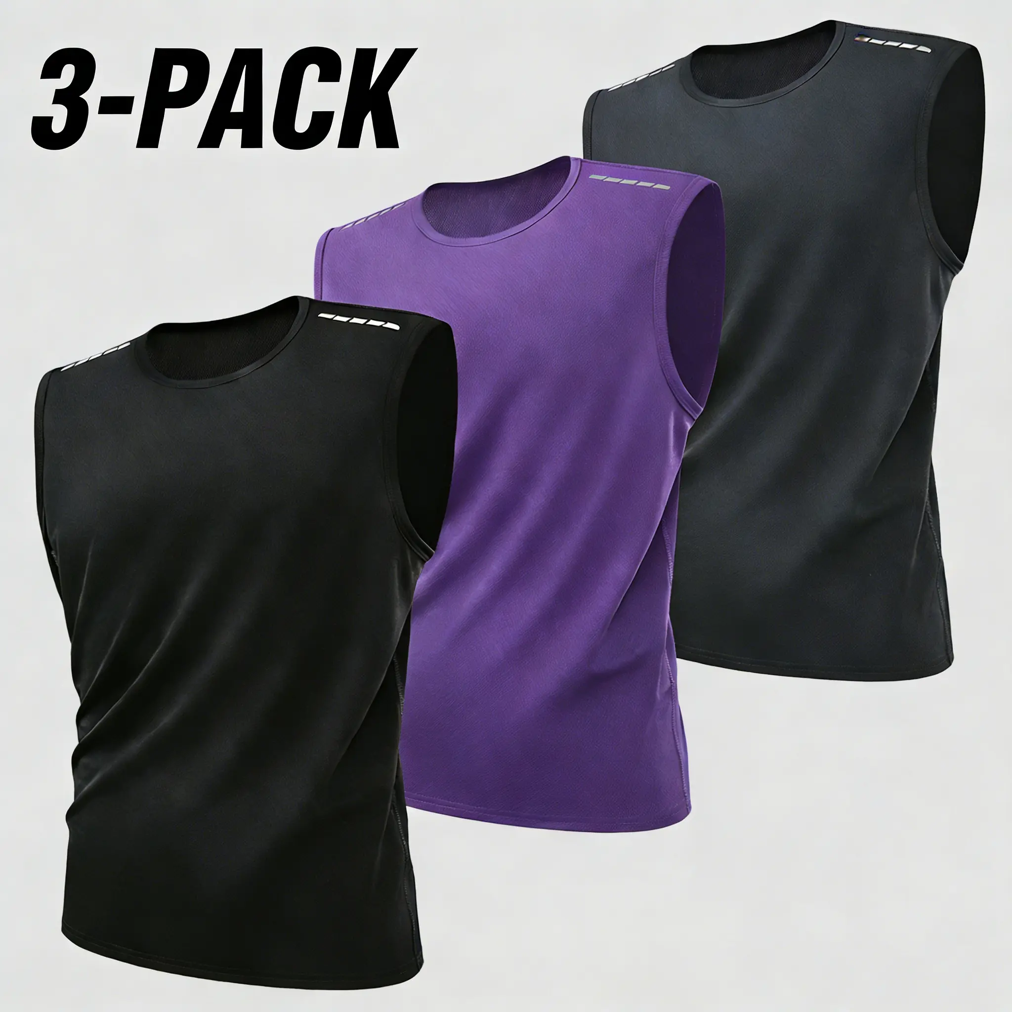 Black + Purple + Dark Gray