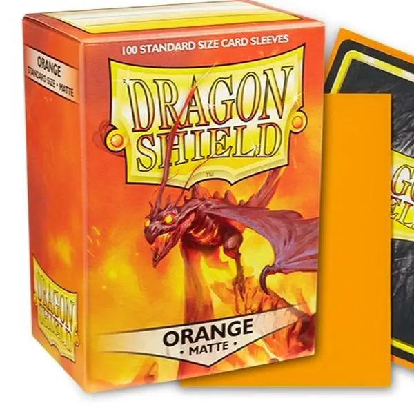 Dragon Shield Sleeve: Matte Orange