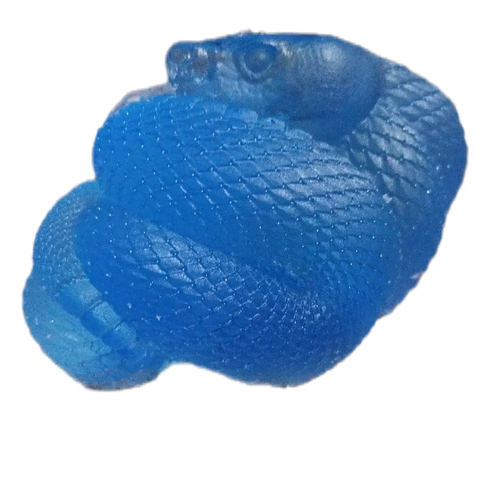 Deco Resin Snake Figurine - Decorative Ornament for Home, Shelf, Desk Display