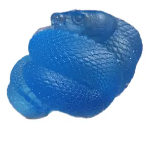 Deco Resin Snake Figurine - Decorative Ornament for Home, Shelf, Desk Display