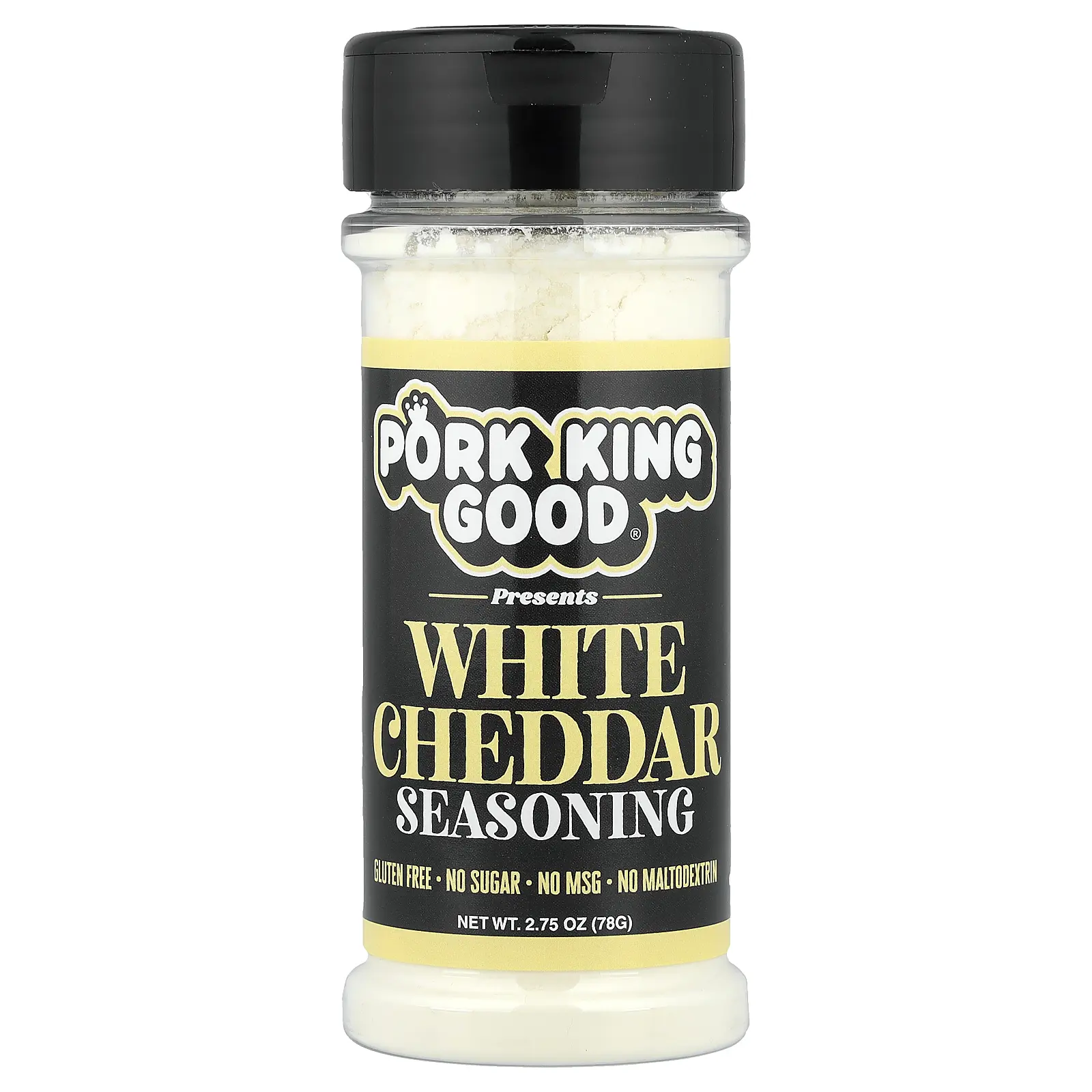 Pork King Good White Cheddar Seasoning, 2.75 oz (78 g) Pork King Good White Cheddar Seasoning, 2.75 oz (78 g)
