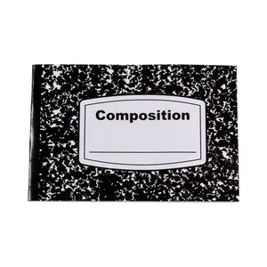 8 1/2" x 5 1/2" Half-Sized Paper Composition Journals - 12 Pc.