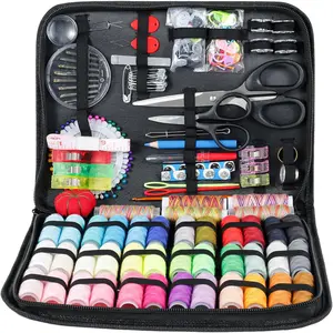 Sewing Kit, 206 Pcs Needle and Kit with Bag, Sewing Machine Starter kit for Beginners, Sewing Repair Kit, Beginners Sewing kit for Adults (1pack)