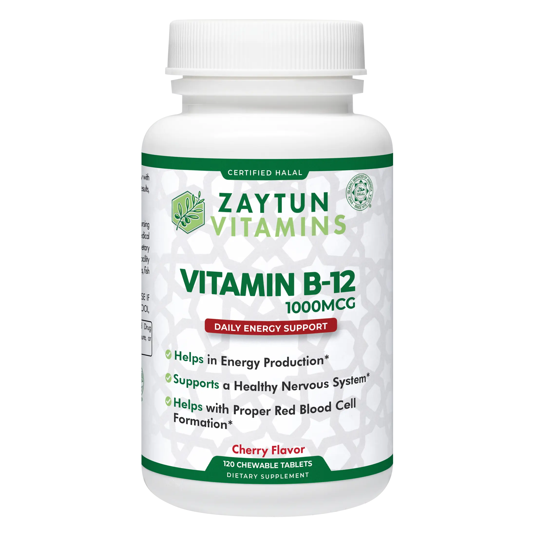 Halal Vitamin B-12 Chewable Tablets
