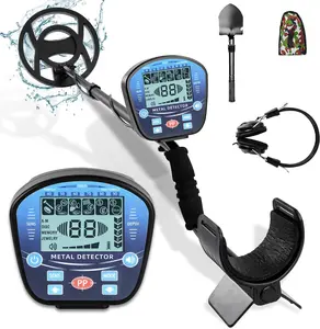Metal Detectors for Adults Waterproof, Professional Higher Accuracy Gold Detector with LCD Display, 5 Mode, Advanced DSP Chip IP68 10" Coil