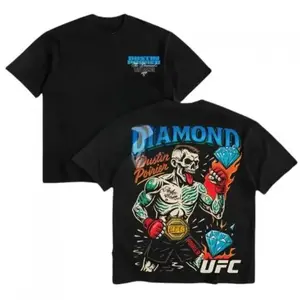 Fight For Tee – UFC 318 Dustin Poirier Vintage 90s Style MMA T-Shirt
