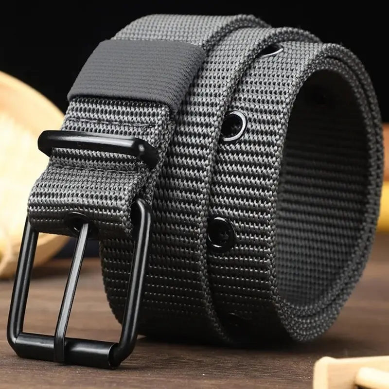 【Black Friday】Men's Street Style Fashionable Minimalist Tactical Belt, Casual Versatile Belt for Jeans & Trousers, Ideal Birthday Gift