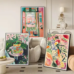 PIKPAKA Classic Henri Matisse Art Poster HD Waterproof Art Poster for Home, Bar & Café Decor | Fade-Resistant, Non-Sticky, Vibrant DIY Wall Print | Perfect Decorative Poster for Office & Living Room