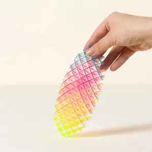 Rainbow Ellipsoid Fidget Toy