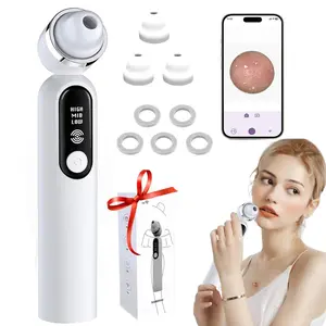 USB Rechargeable Blackhead Cleaner, 1 Box Visible Blackhead Vacuum Cleaner, Electric Nose Cleaning Tool Suitable for Women & Men