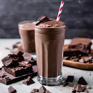 Chocolate Brownie Protein Shake - Dark Flavor with Protein Shake Blend - Refreshing and Nutritious Beverage