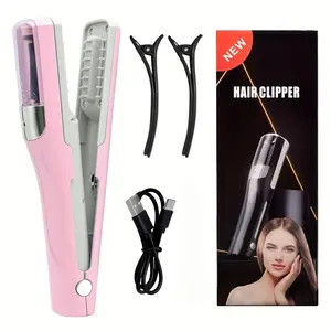 Fork trimmer, wireless hair clipper for women, cordless automatic fork end remover, USB charging portable, used for caring for damaged hair, removing split and broken hair, daily hair styling tools, Multifunctional Hair Trimmer, New Year's gifts