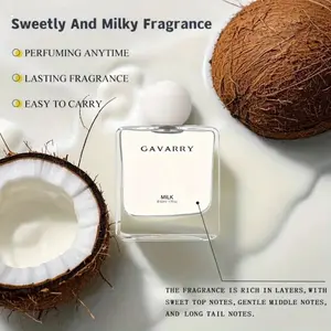 1.7 oz Milk Perfume, Sweet and Silky Texture, Containing Milk, Coconut, Vanilla Notes, Long-lasting and Layered Aroma Velvet Moon Extrait De Parfum