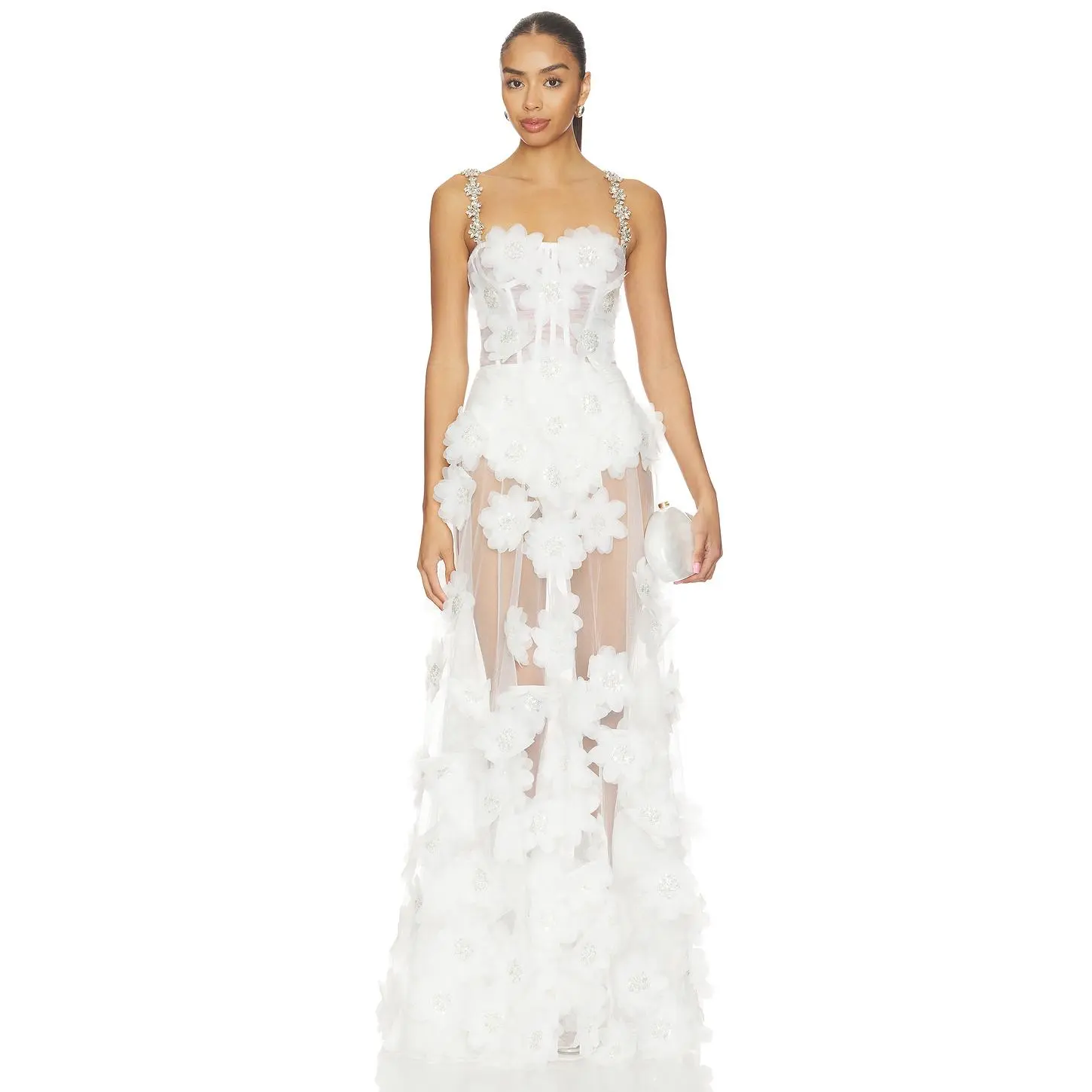 Bronx Banco Anastasia Bridal Gown in White