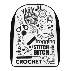 Crochet Doodle Backpack - Elegant Design for Everyday Use, Ideal for Travel and Casual Outings