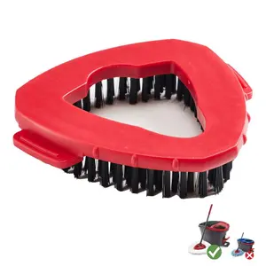 Mop Replacement Head, 1 Count Triangle Floor Scrubber Mop Replacement Head, Cleaning Brush for Kitchen, Deck and Bathroom, Triangle Mop Heads