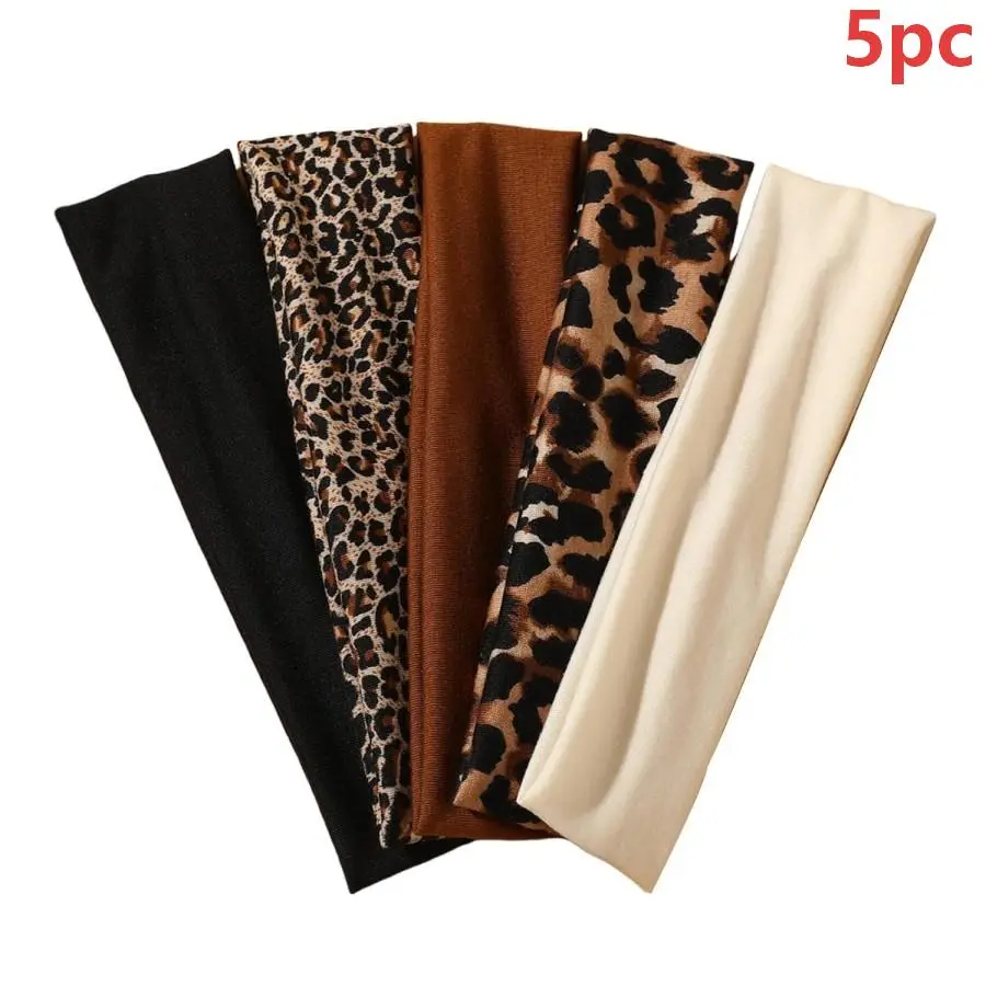 Women's short hair non-slip elastic sweatband, soft fabric for exercise, yoga, running, sporty thin hair wrap