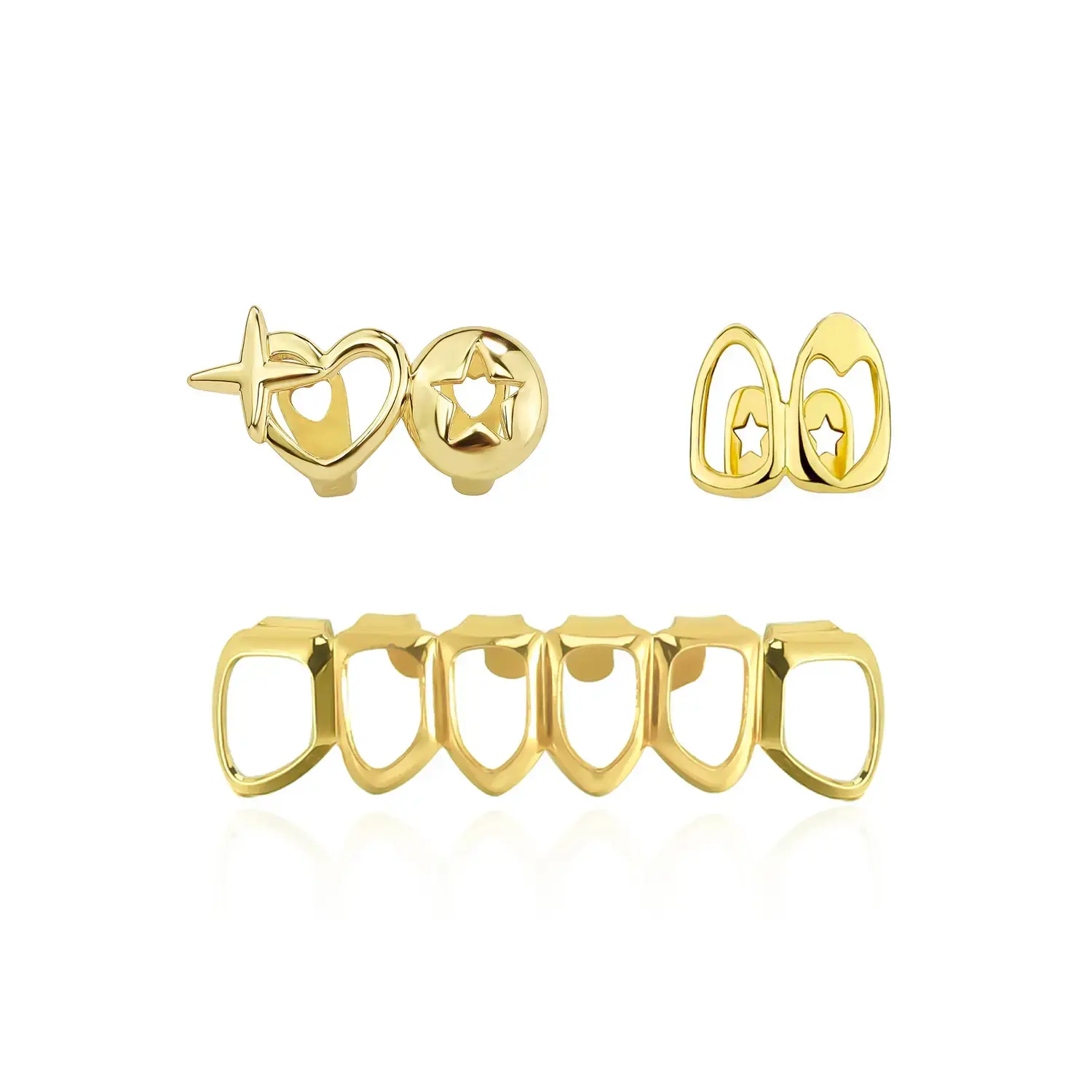 Golden three piece set