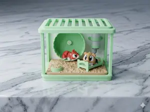 Cozy Critter Cage Tiny Terrarium