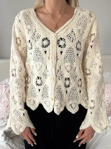 Crochet Cozy Cardigan Sweater