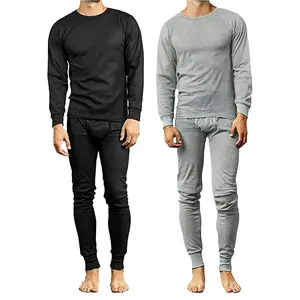Men's 4-Piece Winter Thermal Top & Bottom Sets (2 Tops & 2 Bottoms)