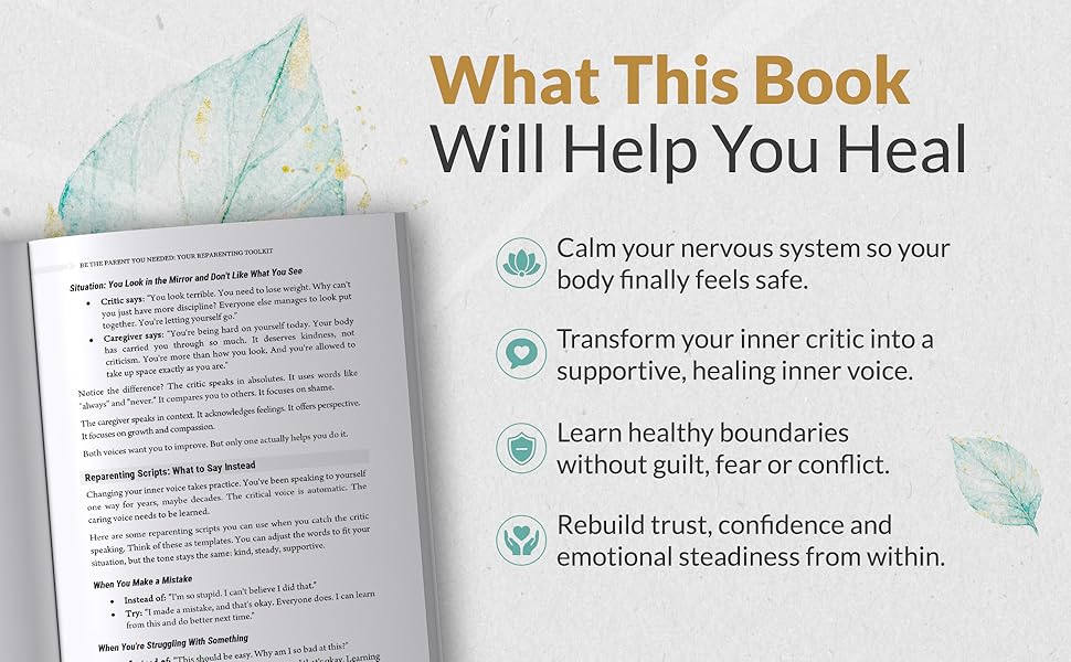 Be the Parent You Needed: Your Reparenting Toolkit: 10 Practical Tools to Heal Your Inner Child and Feel Secure Within