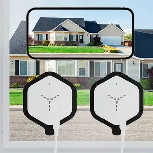 Seckun 2‑pack 3MP 2K Window Camera,2.4GHz WiFi Indoor Cameras for Home Security with Al Color Night Vision,Person & Motion Detection,24/7 Recording,Easy & Quick Install