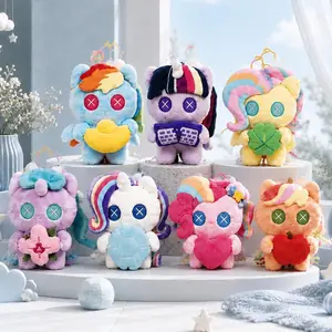 My Little Pony Hearth's Warming Eve Plush Pendant Blind Box Series 2 soft cute pony plush charms with holiday styles random designs lovely bag accessories and collectible gifts for fans