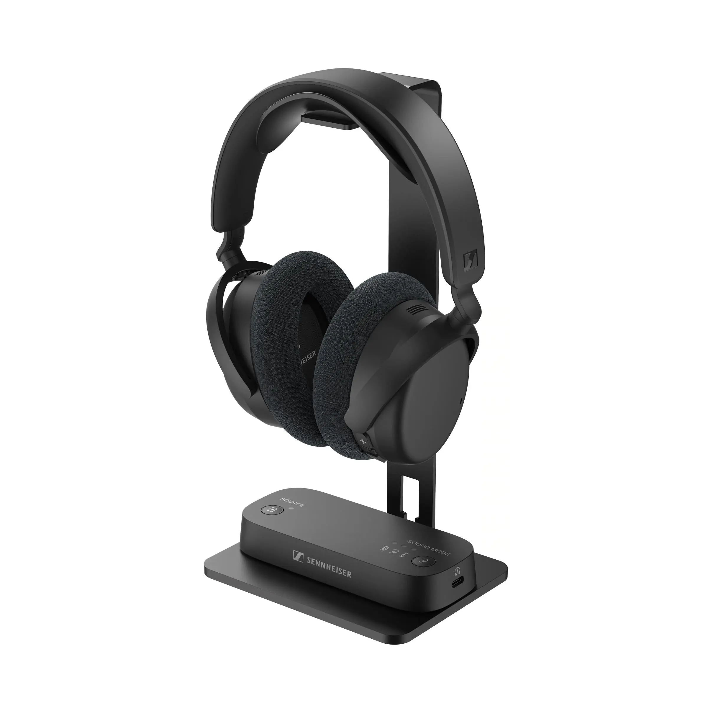 Sennheiser RS 275 Electronic Over-Ear Wireless TV Headphones - Wearable Tech with Bluetooth, Transmitter, Auracast, 3D Virtual Surround Sound, Speech Clarity, 50-Hour Batteries, Broadcast Mode (For TV/Phone Use), 3D Sound
