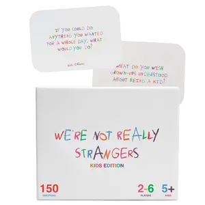 We're Not Really Strangers Kids Edition - 150 Conversation & Activity Cards for Kids, Adults, & Teens We're Not Really Strangers Kids Edition - 150 Conversation & Activity Cards for Kids, Adults, & Teens