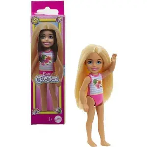 Mattel - Barbie Chelsea Small Doll with Beach Swimsuit, Blonde  [COLLECTIBLES] Paper Doll