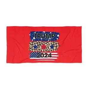 Vote for Trump 2024 Beach Towel Cotton Print