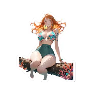 LoveNami4Life - Cute Nami Waifu Sticker Anime