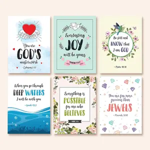 Bible Verse Greeting Cards | Set of 48
