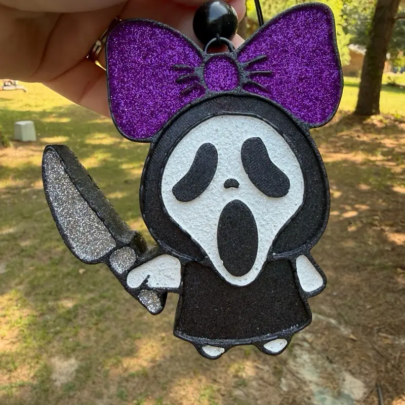 Scary Doll Car Freshie