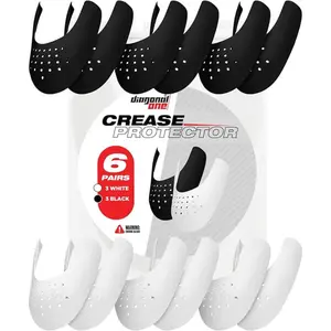 6 Pairs Crease Protectors for Air Force 1, Jordan 1, Dunk Low - Anti Crease Guard & Shoe Protector Footwear Comfort Boot Cover