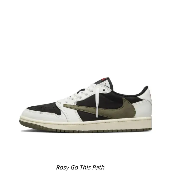 Black White Olive Contrast Low Cut Street Style Sneakers Soft Leather Wear-resistant Rubber Sole Daily Footwear