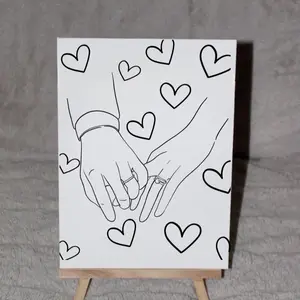 Hassle-Free Painting Experience - Pre-Designed DIY Date Paint Night 11x14 Canvas