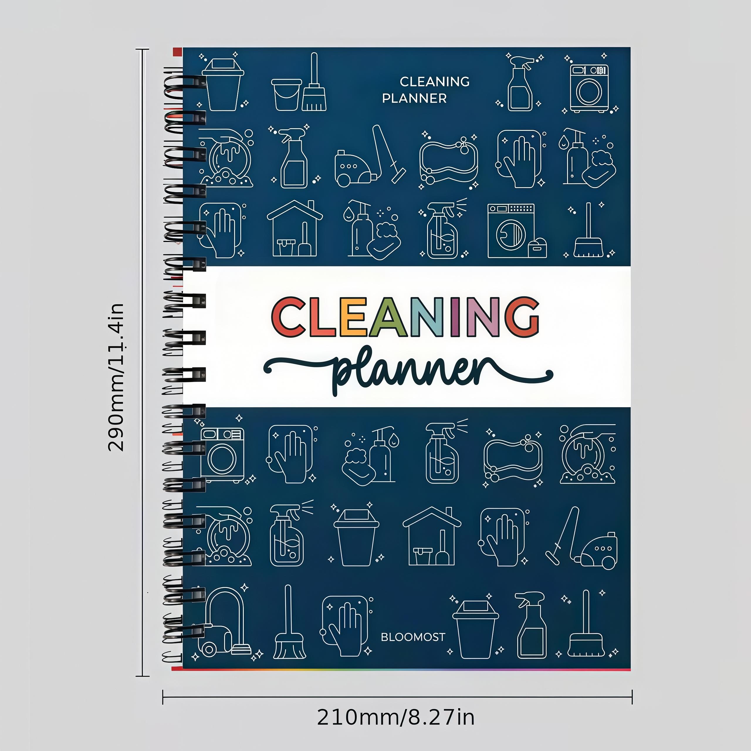 ADHD Cleaning Planner - Cleaning Schedule and Checklist Organizer for Adults and Teens - Daily, Weekly & Monthly Household Cleaning Checklist for ADHD Minds - Stress-Free Housework