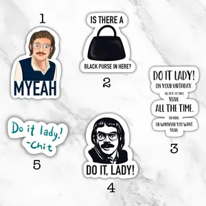 Chit stickers- do it, lady! – Waterproof, Vinyl, Laptop Sticker