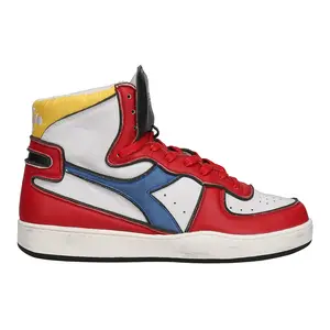 diadora Mens Mi Basket Dessau High  Sneakers Shoes Casual - Red