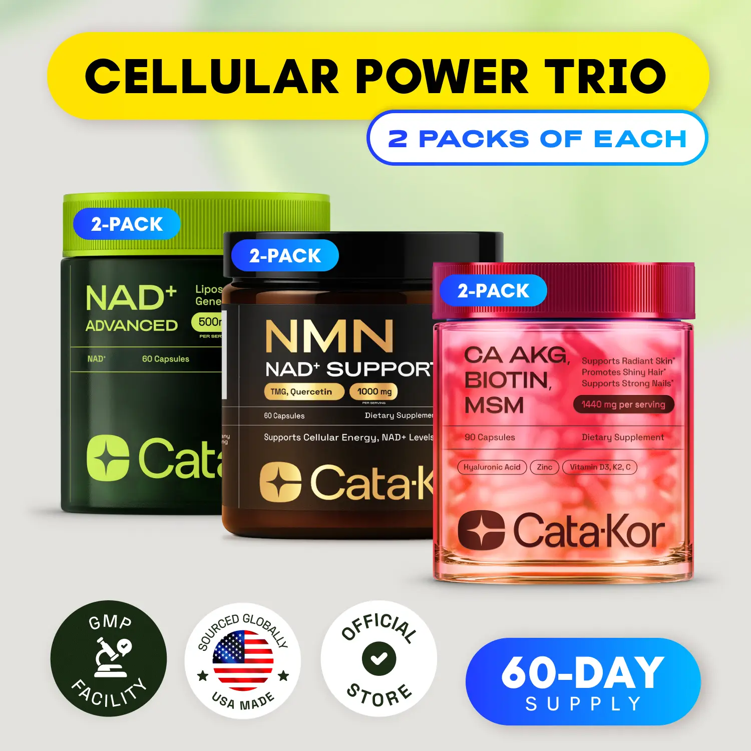 Cata-Kor Cellular Power Trio - 60 day