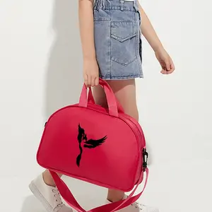 Multifunctional Dancer Wing Print Dance Bag, Unisex Lightweight Travel Backpack, Large Capacity Short Trip Bag, Ideal for Dance Competitions, Vacations, Gifts