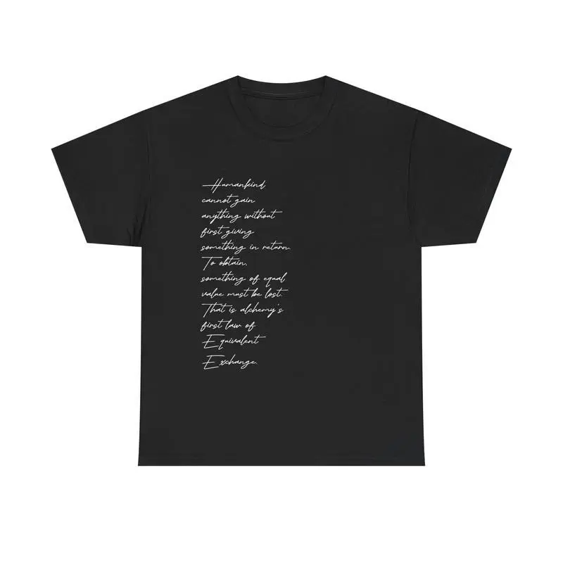 Equivalent Exchange Shirt SpringStatements