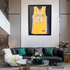 Lockable Jersey Display Case Frame,32" Jersey Cover Football Basketball Frame Lockable Box Rack Upgraded Version Organiser